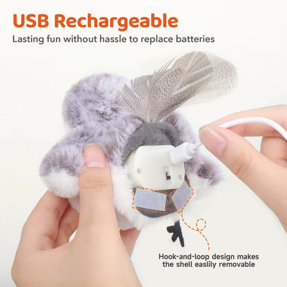 Cat Toy Rechargeable Flapping Bird Sandpiper